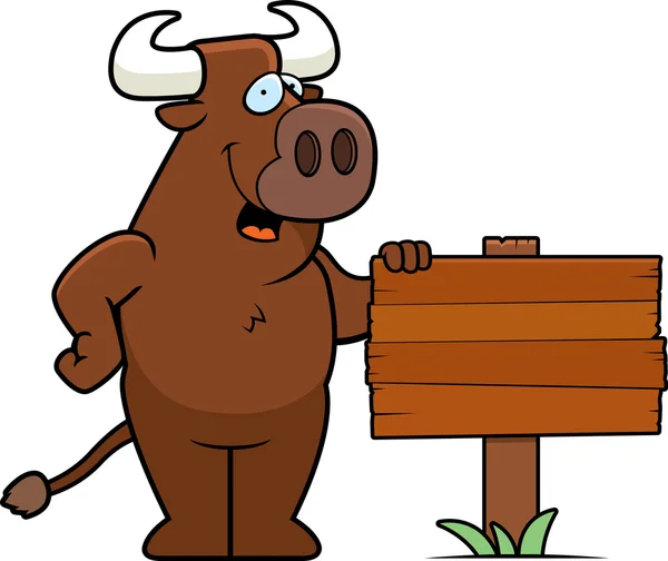 Bull tecken — Stock vektor