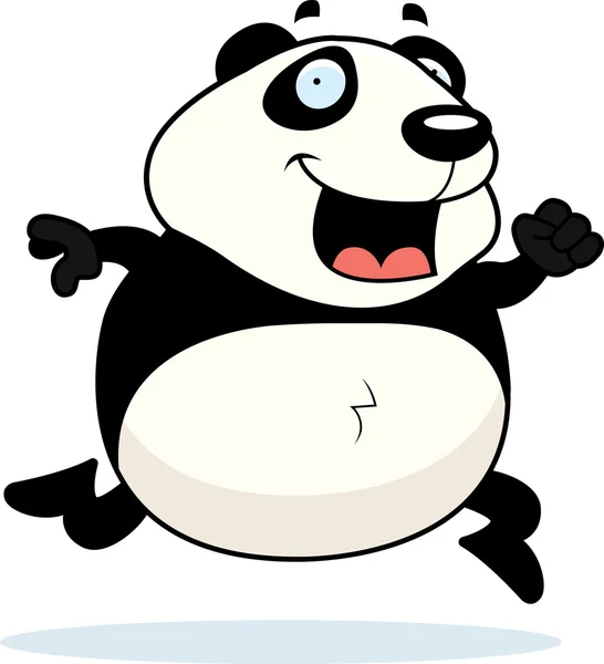 Panda Running — Stock Vector