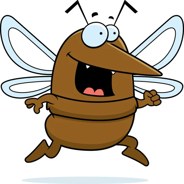 Τρέξιμο κουνουπιών — Διανυσματικό Αρχείο