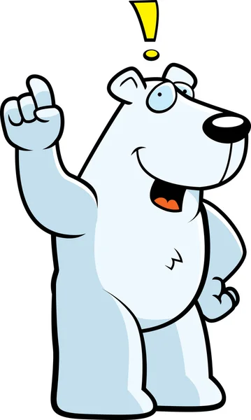 Polar Bear Idea — Stock Vector