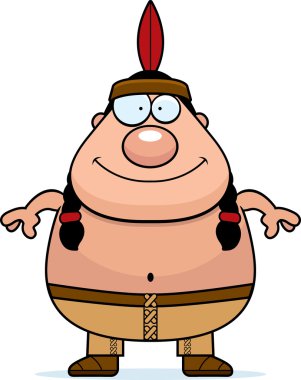 Kızılderili gülümseyen