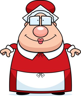 Bayan Noel gülümseyen