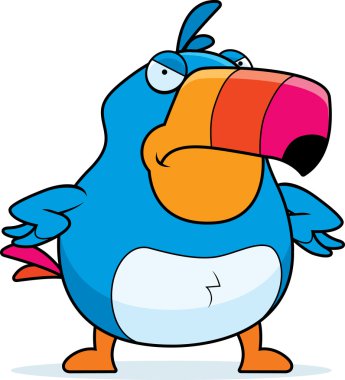 Kızgın çizgi film Toucan