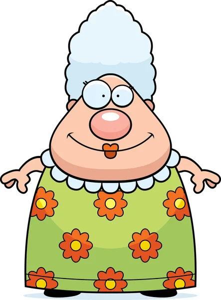 Gülümseyen büyükanne