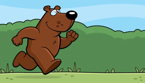 Ведмідь біг — стоковий вектор