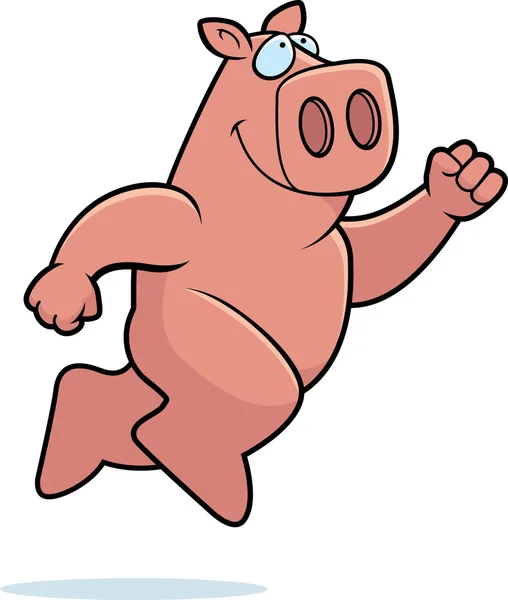 Salto de porco —  Vetores de Stock
