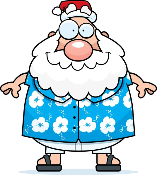 Zomer santa — Stockvector