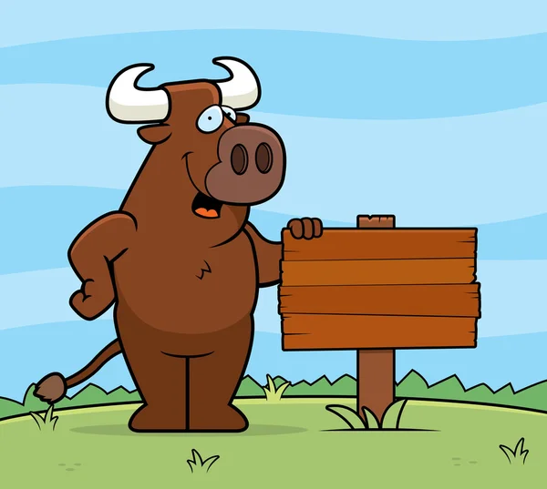 Bull Sign — Stock Vector