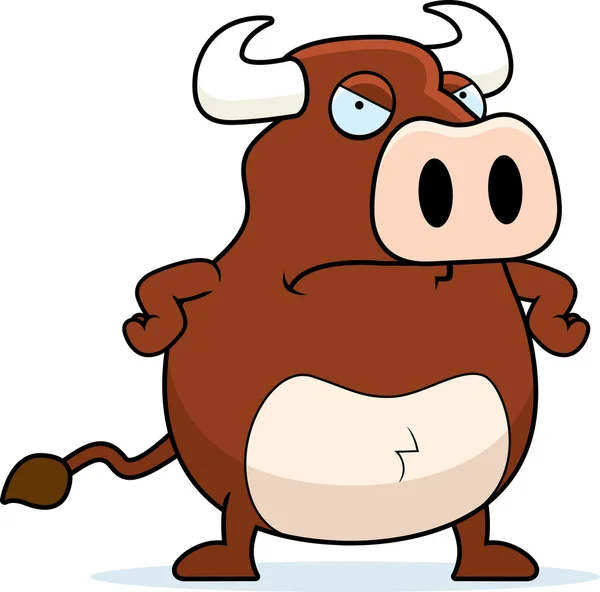 Злой бык — стоковый вектор