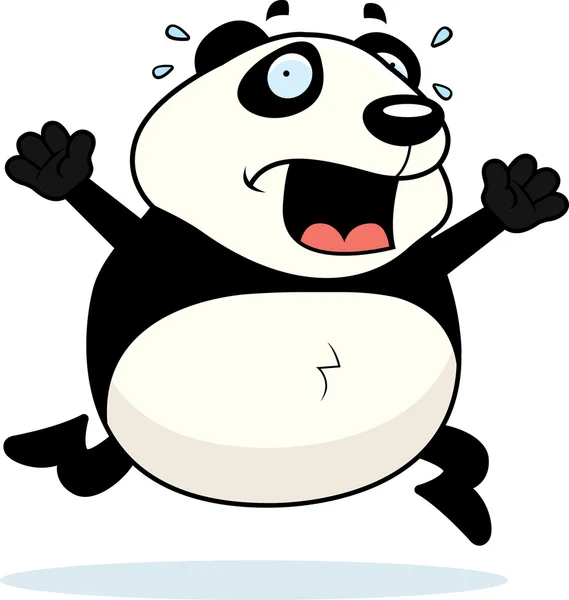 Panda Panic — Stock Vector