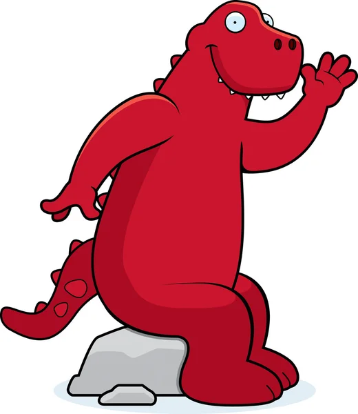Dinossauro sentado —  Vetores de Stock