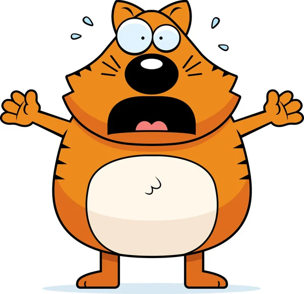 Cartoon Cat With A Scared Expression Images Vectorielles Cartoon Cat With A Scared Expression Vecteurs Libres De Droits Depositphotos