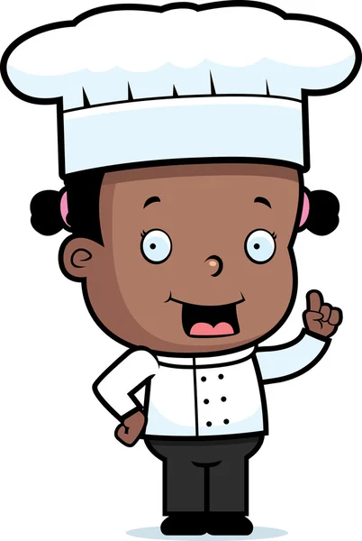 小孩 厨师 — 图库矢量图片