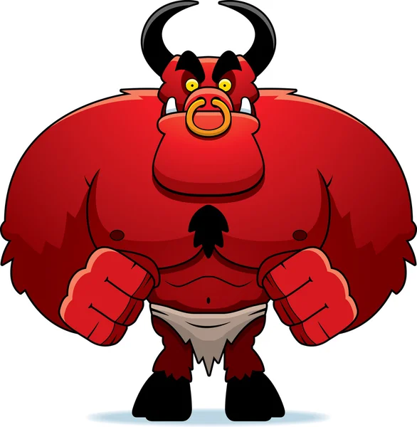 Diabo vermelho — Vetor de Stock