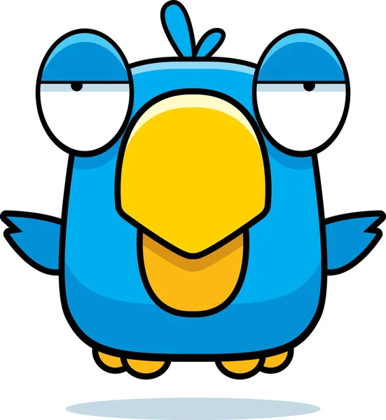 Cartoon Blue Bird — Stock Vector