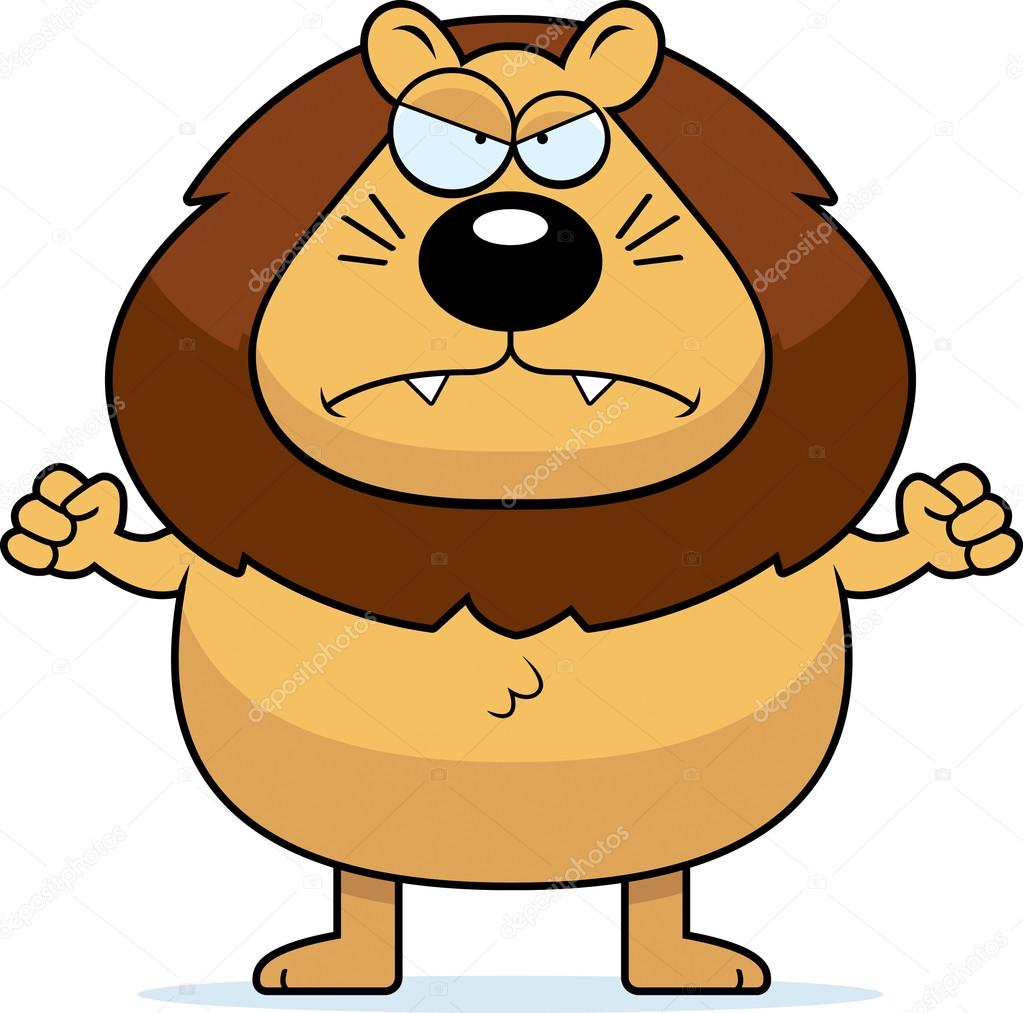 Image vectorielle Lion en colère par ©cthoman - 85952376, image size:1023x1013