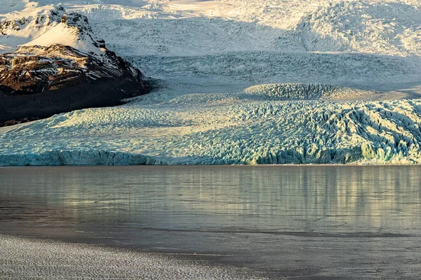 Laguna Glaciar Fjallsarlon Parque Nacional Vatnajokull Islandia —  Fotos de Stock