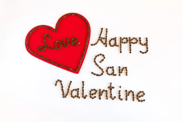 Happy Valentine San s láskou — Stock fotografie