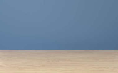 Ürün tanıtımı için sahnesi olan 3 boyutlu illüzyon masası