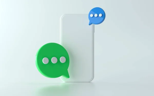 Chat Icon Illustration — Stock Photo, Image