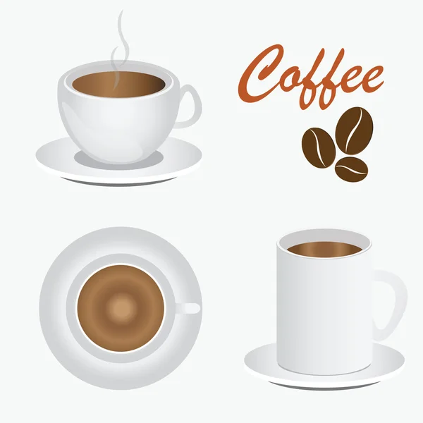 Taza de café. — Vector de stock