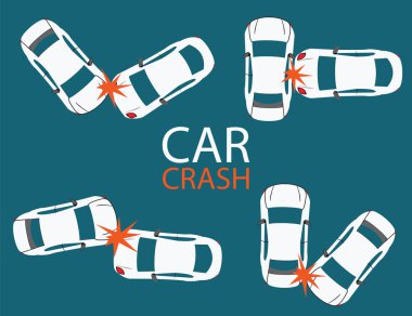 Araba kazası ve kazalar.