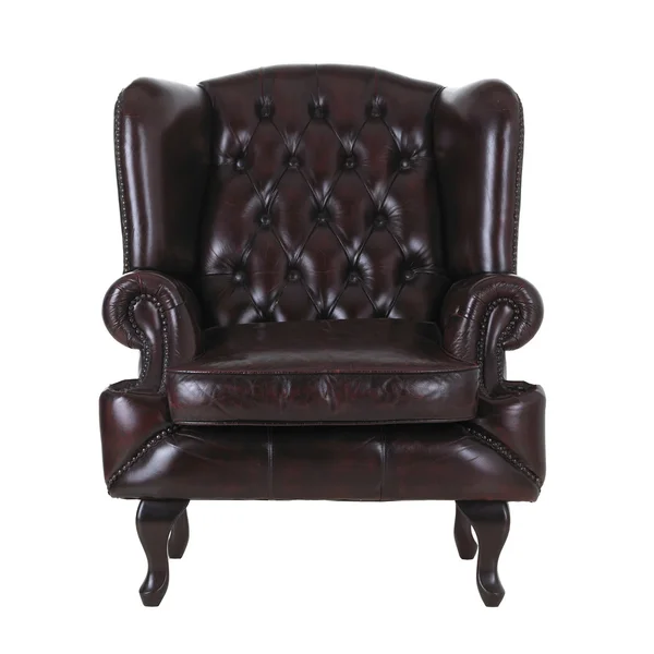 Fotel skóra — Zdjęcie stockowe