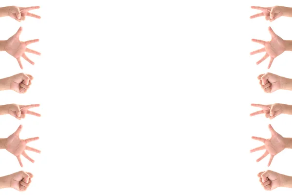 Taş kağıt makas. Çocuk el