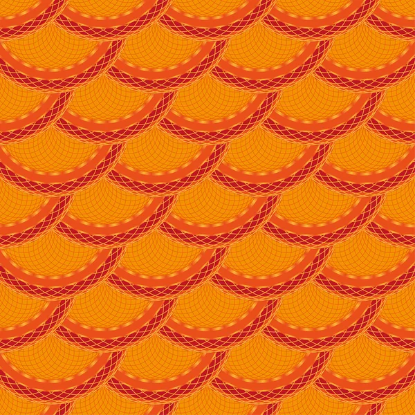 Vector fabric circles abstract seamless pattern — Stock Vector