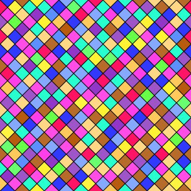 kareler mozaik desen