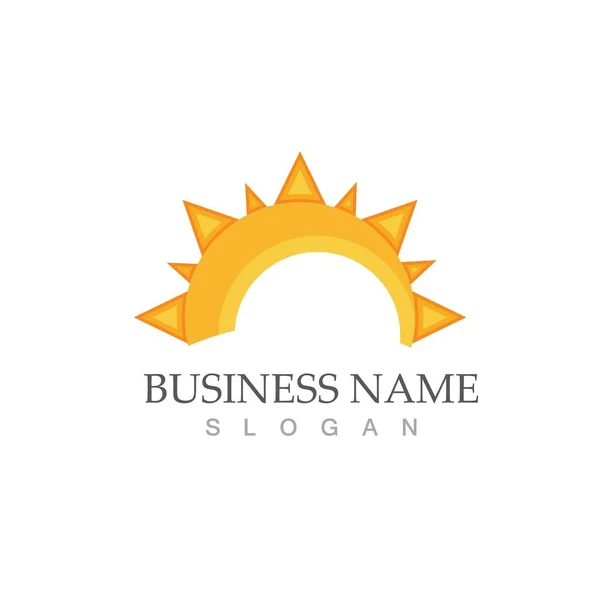 Sun Vector Illustration Icon Logo Template Design — Stock Photo, Image