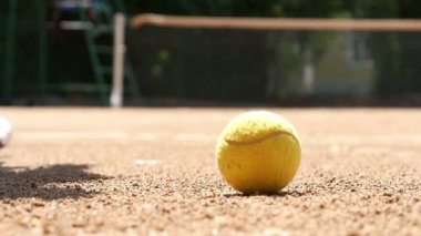 Mahkeme ağır çekim tenis topu