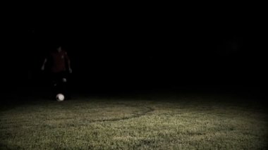 Futbol oyuncu bacaklar eylem yavaş hareket 2