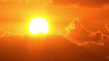 Gün batımı ışınları, portre