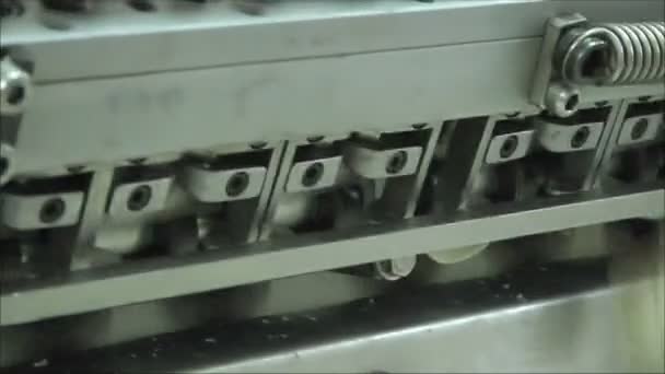 Механізм для виробництва пельменів — стокове відео