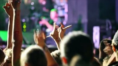 Seyirci bir rock festivalinde