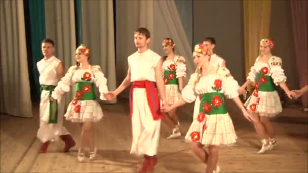 Folk dansar på en konsert — Stockvideo