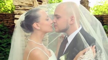 Gelin ve damat Bahçe