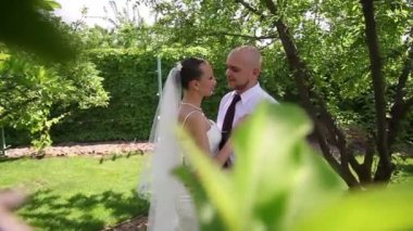 Gelin ve damat Bahçe