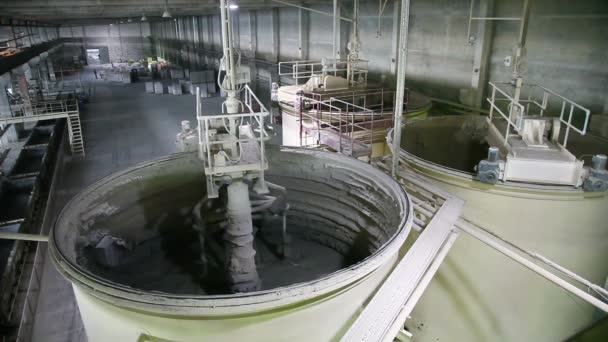 工作水泥搅拌机 — 图库视频影像