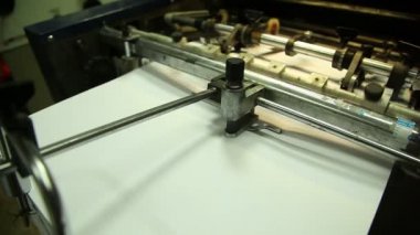 Matbaada makine