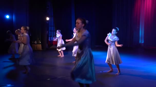 Konser Ukrayna halk dansları — Stok video