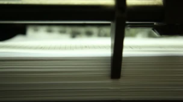 machine dans l'imprimerie 