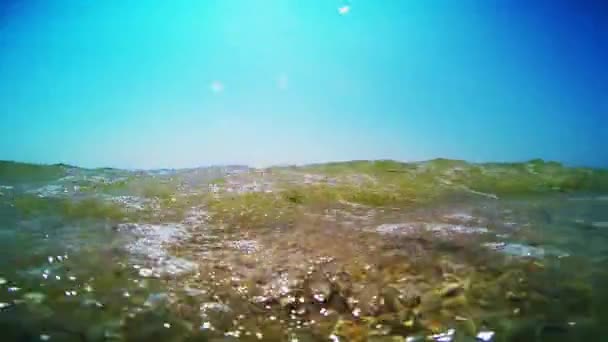 冲浪的黑海海滨游乐场 — 图库视频影像