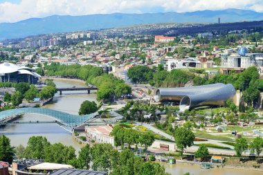 Tiflis tarihi merkezi. Georgia ülke. 