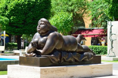 Modern Sanat heykel Erivan Cascade yakınındaki