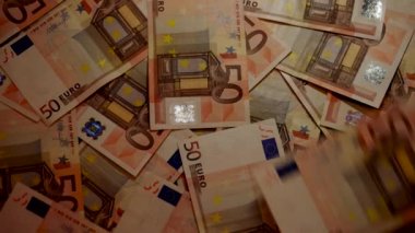 Euro banknot para arka plana düşme