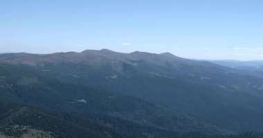 Zaman atlamalı Karpat dağ Chornogora üzerinde tava