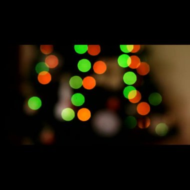 Noel ağacı ışık dışarı-in odak