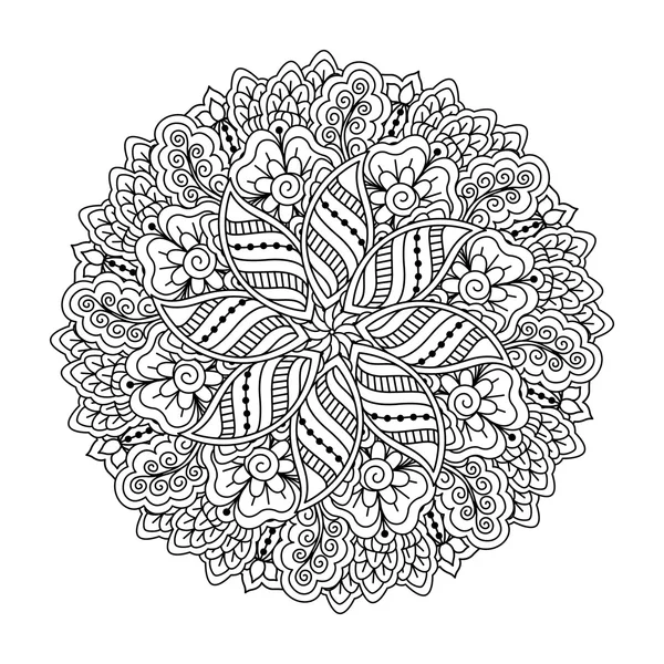 Boyama kitabı için yuvarlak öğe.